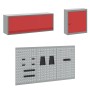 8-piece workbench set in red steel by , Work tables - Ref: Foro24-3321451, Price: 600,11 €, Discount: %