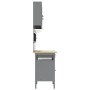 Set mit 10 Stück für Arbeitsschrank und Lochplatte Schwarz MDF und Metall von , Arbeitstische - Ref: Foro24-3321482, Preis: 7...