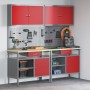 Red Steel 8-Piece Workbench Set by , Work tables - Ref: Foro24-3321495, Price: 621,04 €, Discount: %