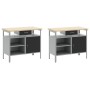 8-Piece Workbench Set in Black Steel by , Work tables - Ref: Foro24-3321498, Price: 646,07 €, Discount: %