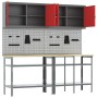 Set de Banco de Trabajo de 8 Piezas Gris Acero de , Mesas de trabajo - Ref: Foro24-3321501, Precio: 456,68 €, Descuento: %