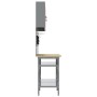 Set de Banco de Trabajo de 8 Piezas Gris Acero de , Mesas de trabajo - Ref: Foro24-3321501, Precio: 456,68 €, Descuento: %