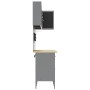 12-Piece Set for Work Cabinet and Tool Panel Black MDF and Metal by , Work tables - Ref: Foro24-3321508, Price: 961,42 €, Dis...