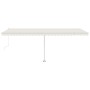 Cremefarbene automatische Standmarkise 600x300 cm von vidaXL, Markisen - Ref: Foro24-3069607, Preis: 626,34 €, Rabatt: %
