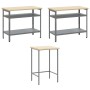 10-Piece Tool Storage Set in Black Engineered Wood and Metal by , Work tables - Ref: Foro24-3321516, Price: 557,60 €, Discoun...