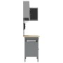 10-Piece Tool Storage Table Set Black Offset Wood and Metal by , Work tables - Ref: Foro24-3321520, Price: 794,58 €, Discount: %
