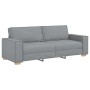 3-teilige Sofagarnitur mit hellgrauen Kissen von , Sofas - Ref: Foro24-3324609, Preis: 620,66 €, Rabatt: %