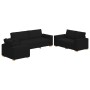 3-teilige Sofagarnitur mit schwarzen Stoffkissen von , Sofas - Ref: Foro24-3324611, Preis: 620,66 €, Rabatt: %