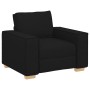 3-teilige Sofagarnitur mit schwarzen Stoffkissen von , Sofas - Ref: Foro24-3324611, Preis: 620,66 €, Rabatt: %