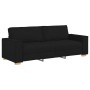 3-teilige Sofagarnitur mit schwarzen Stoffkissen von , Sofas - Ref: Foro24-3324611, Preis: 620,66 €, Rabatt: %