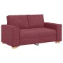 3-piece sofa set with wine red cushions by , Sofas - Ref: Foro24-3324612, Price: 629,36 €, Discount: %