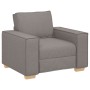 3-teilige Sofagarnitur mit taupefarbenen Stoffkissen von , Sofas - Ref: Foro24-3324615, Preis: 620,66 €, Rabatt: %