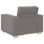 3-teilige Sofagarnitur mit taupefarbenen Stoffkissen von , Sofas - Ref: Foro24-3324615, Preis: 620,66 €, Rabatt: %