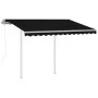 Toldo retráctil automático con postes gris antracita 3,5x2,5 m de vidaXL, Toldos - Ref: Foro24-3069929, Precio: 428,50 €, Des...