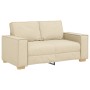 Conjunto de sofá de 3 piezas de con cojines de tela crema de , Sofás - Ref: Foro24-3324616, Precio: 620,66 €, Descuento: %