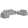 Conjunto de Sofá de 3 Piezas con Cojines de Tela Gris Nube de , Sofás - Ref: Foro24-3324617, Precio: 615,22 €