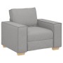 3-Piece Sofa Set with Cloud Grey Fabric Cushions by , Sofas - Ref: Foro24-3324617, Price: 615,48 €, Discount: %