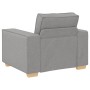 3-Piece Sofa Set with Cloud Grey Fabric Cushions by , Sofas - Ref: Foro24-3324617, Price: 615,48 €, Discount: %