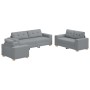 Juego de Sofá de 3 Piezas con Cojines de Tela Gris Claro de , Sofás - Ref: Foro24-3324628, Precio: 617,67 €