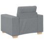 Juego de Sofá de 3 Piezas con Cojines de Tela Gris Claro de , Sofás - Ref: Foro24-3324628, Precio: 617,67 €