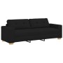 3-piece sofa set with black fabric cushions by , Sofas - Ref: Foro24-3324630, Price: 617,91 €, Discount: %