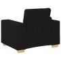 3-piece sofa set with black fabric cushions by , Sofas - Ref: Foro24-3324630, Price: 617,91 €, Discount: %