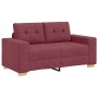 Juego de Sofá de 3 Piezas con Cojines Color Rojo Vino de , Sofás - Ref: Foro24-3324631, Precio: 637,22 €, Descuento: %