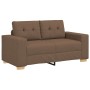 3-Piece Sofa Set with Brown Fabric Cushions by , Sofas - Ref: Foro24-3324632, Price: 637,22 €, Discount: %
