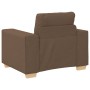 3-Piece Sofa Set with Brown Fabric Cushions by , Sofas - Ref: Foro24-3324632, Price: 637,22 €, Discount: %