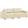 3-teilige Sofagarnitur mit cremefarbenen Stoffkissen von , Sofas - Ref: Foro24-3324635, Preis: 628,41 €, Rabatt: %