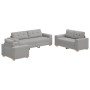 3-Piece Sofa Set with Cloud Grey Fabric Cushions by , Sofas - Ref: Foro24-3324636, Price: 633,08 €, Discount: %