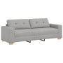 3-Piece Sofa Set with Cloud Grey Fabric Cushions by , Sofas - Ref: Foro24-3324636, Price: 633,08 €, Discount: %