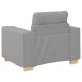 3-Piece Sofa Set with Cloud Grey Fabric Cushions by , Sofas - Ref: Foro24-3324636, Price: 633,08 €, Discount: %