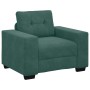 3-teilige Sofagarnitur mit dunkelgrünen Samtkissen von , Sofas - Ref: Foro24-3324641, Preis: 616,86 €, Rabatt: %