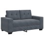 Juego de Sofás de 3 Piezas con Cojines de Terciopelo Gris Oscuro de , Sofás - Ref: Foro24-3324640, Precio: 647,66 €, Descuent...