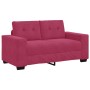 Conjunto de Sofá de 3 Piezas con Cojines de Terciopelo Rojo Vino de , Sofás - Ref: Foro24-3324643, Precio: 617,84 €, Descuent...