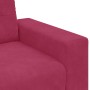 Conjunto de Sofá de 3 Piezas con Cojines de Terciopelo Rojo Vino de , Sofás - Ref: Foro24-3324643, Precio: 617,84 €, Descuent...