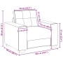3-piece sofa set with yellow velvet cushions by , Sofas - Ref: Foro24-3324645, Price: 626,50 €, Discount: %