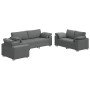 3-piece sofa set with fabric cushions in dark grey by , Sofas - Ref: Foro24-3324659, Price: 688,38 €, Discount: %