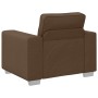 3-teilige Sofagarnitur mit braunen Stoffkissen von , Sofas - Ref: Foro24-3324662, Preis: 663,58 €, Rabatt: %