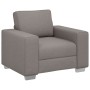 3-piece sofa set with taupe fabric cushions by , Sofas - Ref: Foro24-3324664, Price: 664,52 €, Discount: %