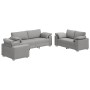 Set de Sofá de 3 Piezas con Cojines de Tela Gris Nube de , Sofás - Ref: Foro24-3324666, Precio: 671,80 €, Descuento: %