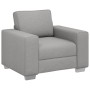 Set de Sofá de 3 Piezas con Cojines de Tela Gris Nube de , Sofás - Ref: Foro24-3324666, Precio: 671,80 €, Descuento: %