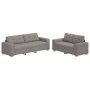 2-teilige Sofagarnitur mit dunkelgrünen Stoffkissen von , Sofas - Ref: Foro24-3324716, Preis: 472,77 €, Rabatt: %