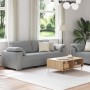 2-teilige Sofagarnitur mit hellgrauen Stoffkissen von , Sofas - Ref: Foro24-3324740, Preis: 489,17 €, Rabatt: %