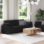 Conjunto de sofá de 2 piezas con cojines de tela negra de , Sofás - Ref: Foro24-3324742, Precio: 515,92 €, Descuento: %
