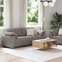 2-teilige Sofagarnitur mit Kissen aus taupefarbenem Stoff von , Sofas - Ref: Foro24-3324746, Preis: 497,72 €, Rabatt: %