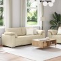 2-Piece Sofa Set with Cushions in Cream Fabric by , Sofas - Ref: Foro24-3324747, Price: 497,72 €, Discount: %