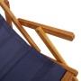 Klappbare Strandstühle 2 Stück Blau Massives Akazienholz und Textilene von , Gartenstühle - Ref: Foro24-3325143, Preis: 165,4...