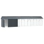 Aviario para aves con extensión antracita 112x640x141 cm acero de , Pies y jaulas para pájaros - Ref: Foro24-3325146, Precio:...